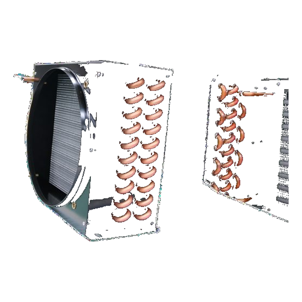 Air-cooled finned condenser