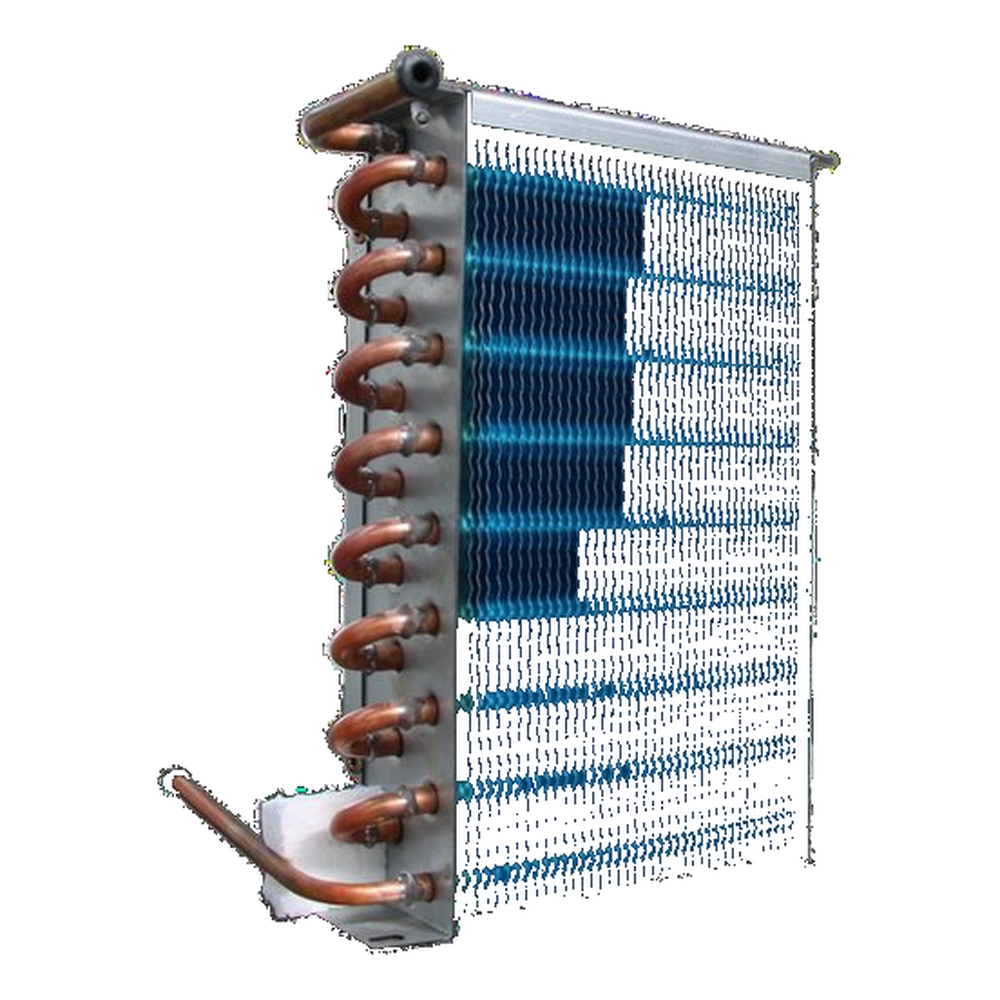 Copper tube aluminium fin evaporator coil