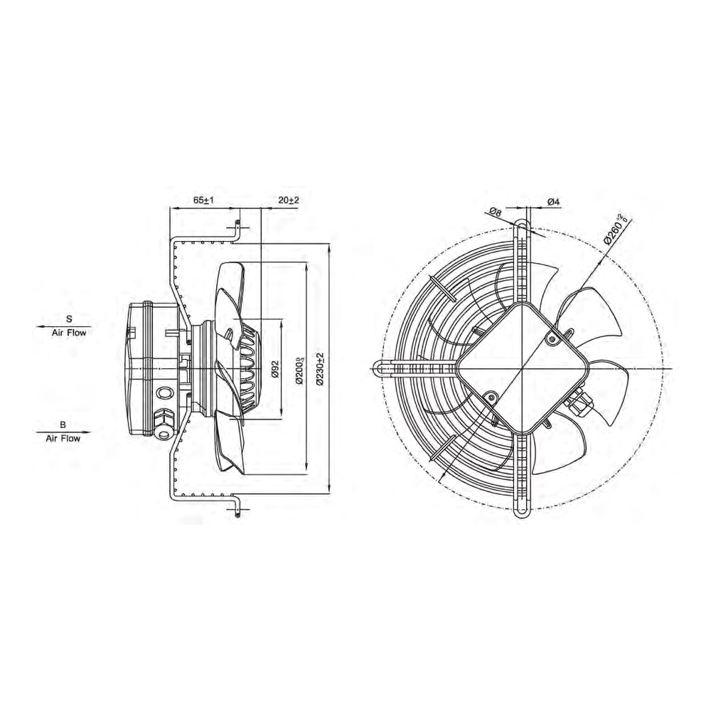 Shaded-pole fan motor